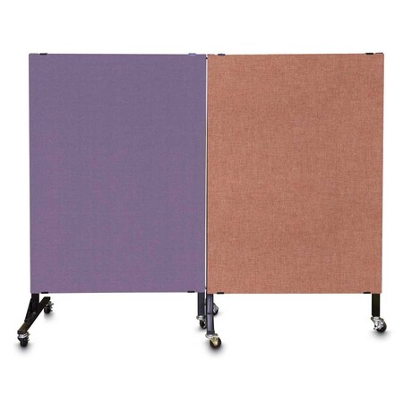 United Visual Products Enclosed Corkboard, 1 Door, 72"x48", 4" Fra, UV3419-WHITE-RUBBER UV3419-WHITE-RUBBER